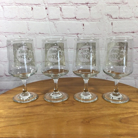 Vintage Irish Coffee Glasses - Set of 4 - Picture 3 of 8